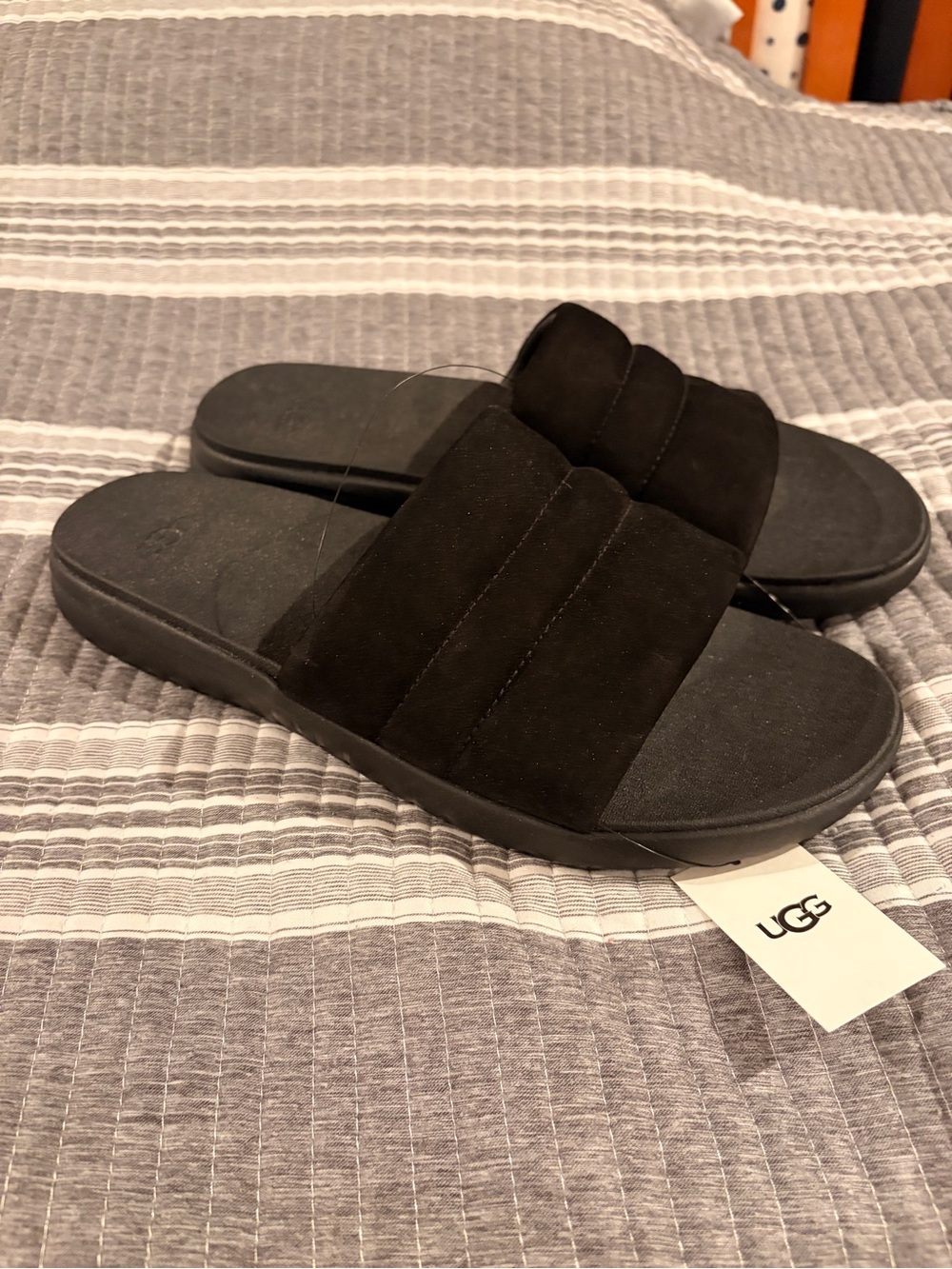 NWT UGG Men’s 13 Black Union Slide Sandals